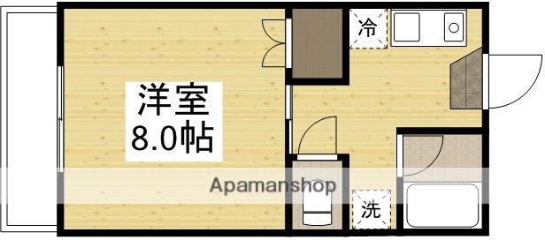 ダン・デ・リオンⅠ(1K/2階)の間取り写真