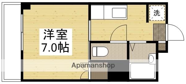 グランデュール旭川(1K/3階)の間取り写真