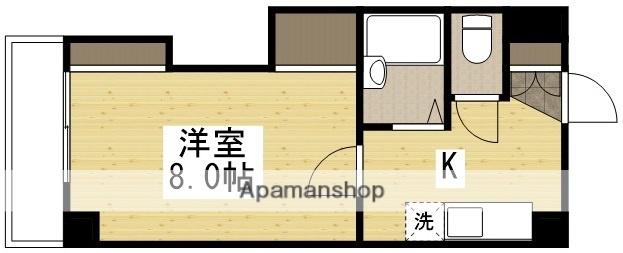 ロジェ芳泉(1K/5階)の間取り写真