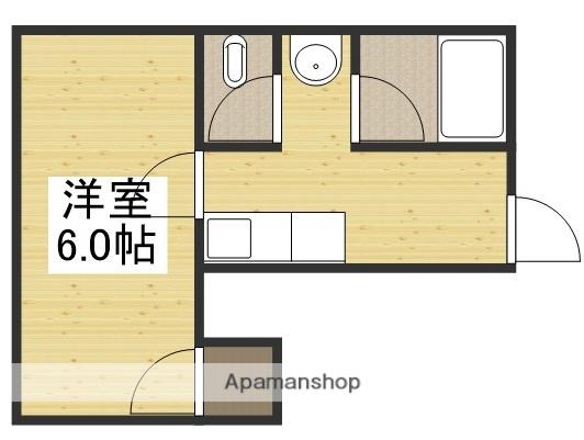 黒住ビル(1K/5階)の間取り写真