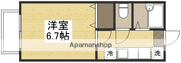 セイル94(1K/1階)の間取り写真
