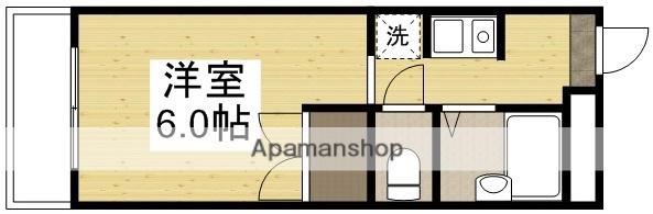 グランディール門田屋敷(ワンルーム/3階)の間取り写真