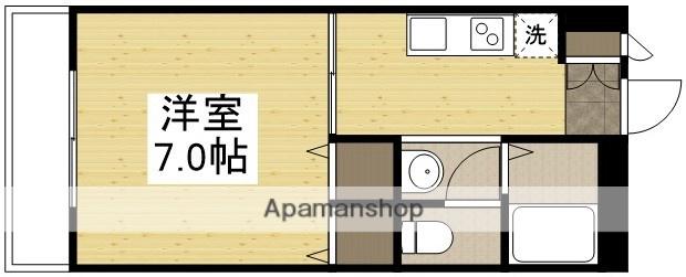DIAS-U1(1K/2階)の間取り写真