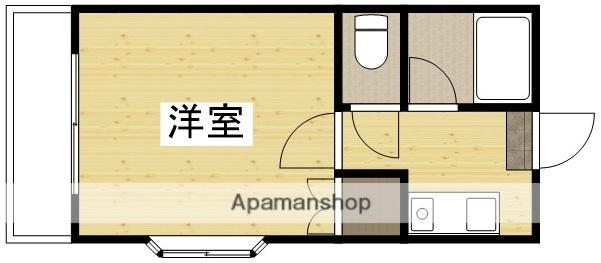 グリーンレジデンス(1K/2階)の間取り写真