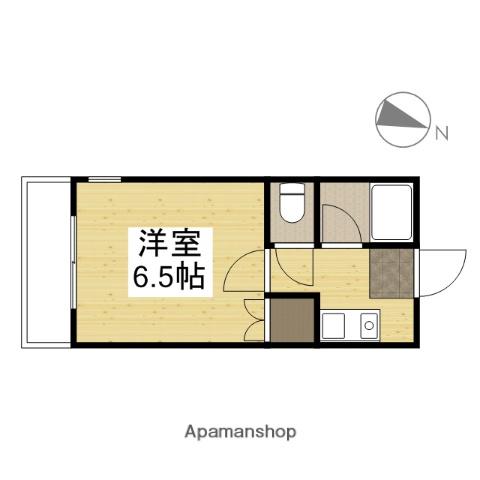 グリーンレジデンス(1K/3階)の間取り写真