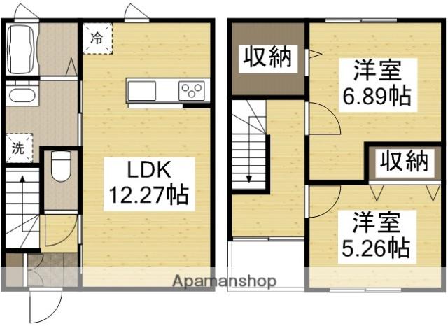 ルミエール(2LDK)の間取り写真