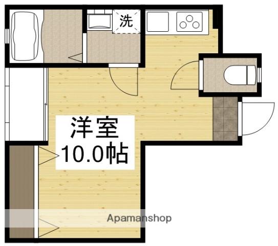 リバーサイド藤田A(ワンルーム/1階)の間取り写真