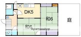 西崎２丁目貸家(2K)の間取り写真