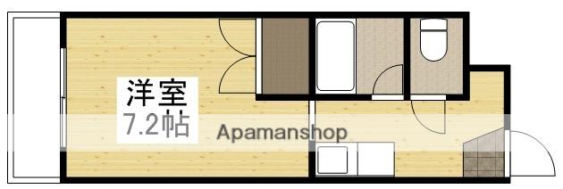 神田K2スクエア(1K/3階)の間取り写真