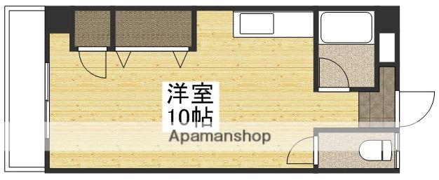 エスポアール21B(ワンルーム/4階)の間取り写真