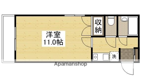 ベンハウス大元(1K/2階)の間取り写真