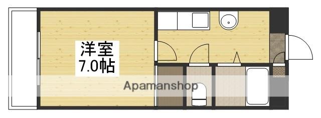 カサエスペランサ(1K/6階)の間取り写真