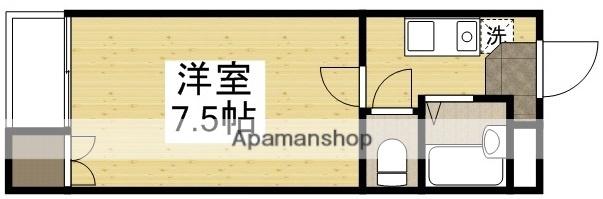 アークヒルズ大元(1K/2階)の間取り写真