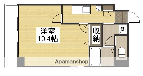 オーキッドプラザ(1K/2階)の間取り写真