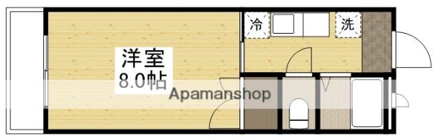 ドリームマンション(1K/1階)の間取り写真