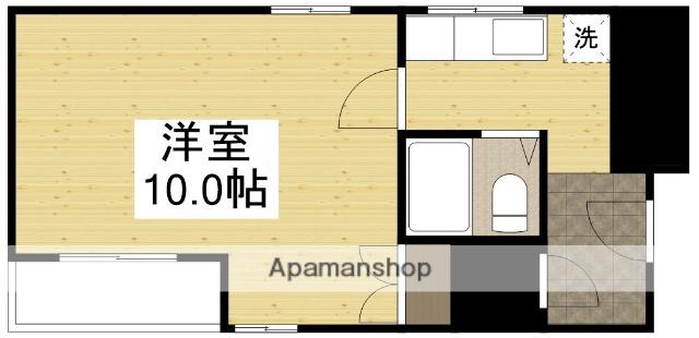 プレアール大供Ⅱ(1K/4階)の間取り写真