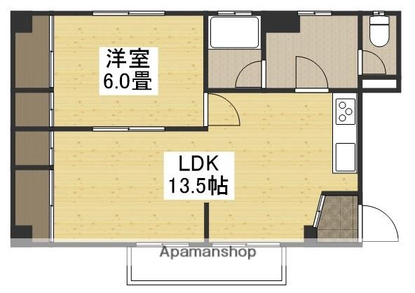 KHマンションⅠ(1LDK/2階)の間取り写真