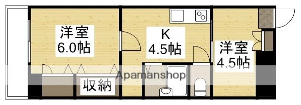 センチュリーふなばし(2K/7階)の間取り写真