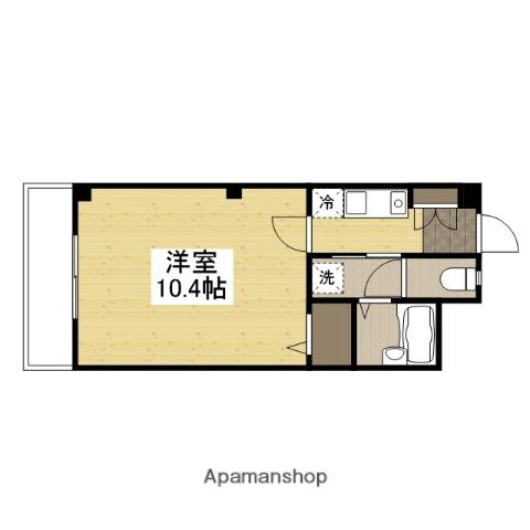 さぼうる住吉(1K/1階)の間取り写真