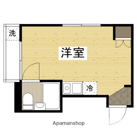 WINS津島(ワンルーム/3階)の間取り写真