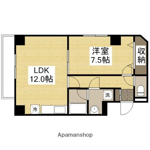 ラ・カンタータ(1LDK/1階)の間取り写真