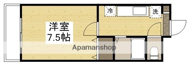 クラフト津島(1K/2階)の間取り写真
