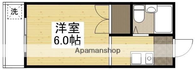 ST学南(ワンルーム/2階)の間取り写真