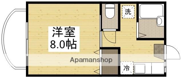 べレール清心(1K/2階)の間取り写真