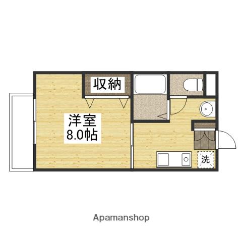 アーバンネット新屋敷(1K/1階)の間取り写真