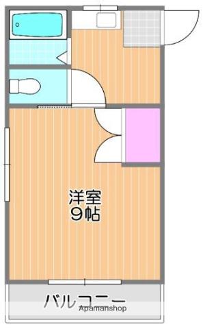 リトルハイム青江Ⅰ(1K/3階)の間取り写真