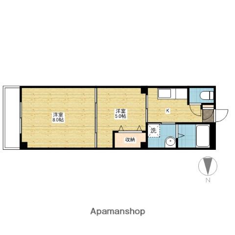 プレアール今(2K/3階)の間取り写真