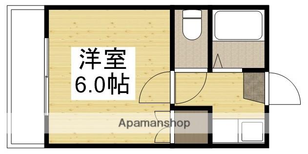 セフィラササキ2(1K/2階)の間取り写真