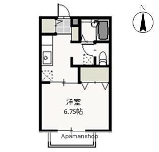スターハイツ(1K/2階)の間取り写真