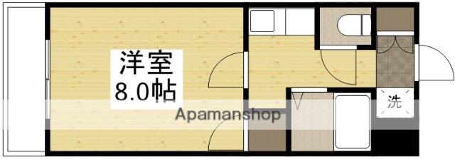 マーガレットM-Ⅱ(1K/4階)の間取り写真