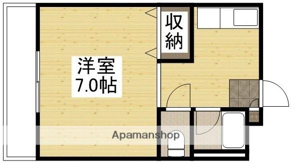 エスポアール22(1K/4階)の間取り写真