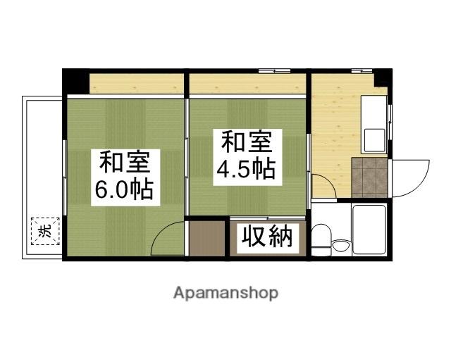 メゾンFUKAI(2K/2階)の間取り写真