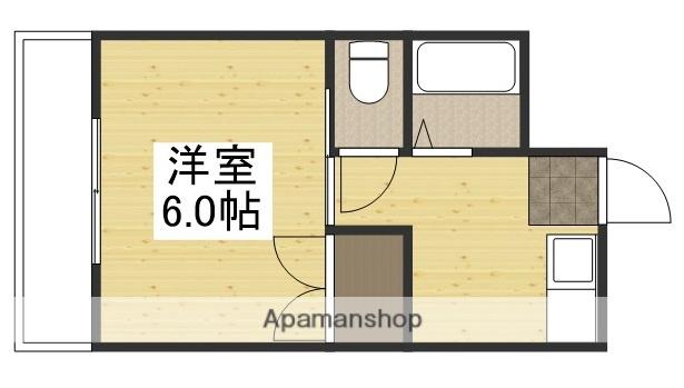 サンハイム青江Ⅰ(1K/4階)の間取り写真
