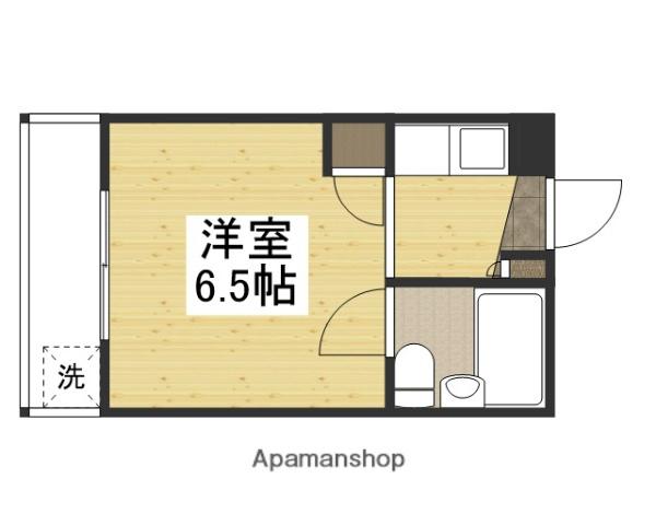 サンコート津島(ワンルーム/2階)の間取り写真