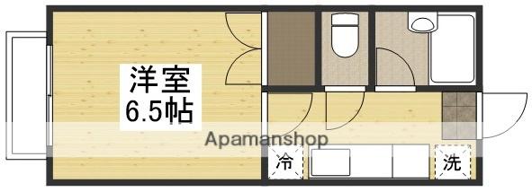セイル94(1K/2階)の間取り写真