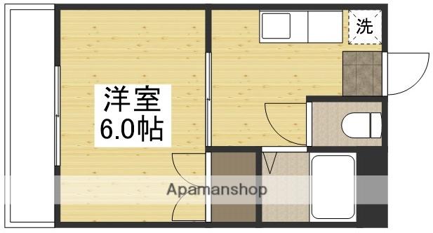 リトルハイム神田(1K/3階)の間取り写真