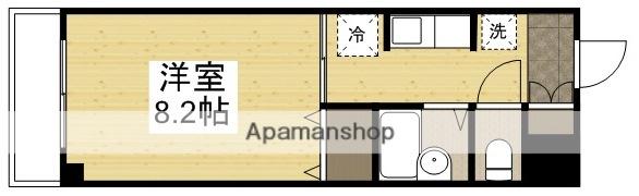 グランドライフJK(1K/2階)の間取り写真