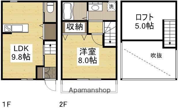 モエ医大南(1LDK)の間取り写真