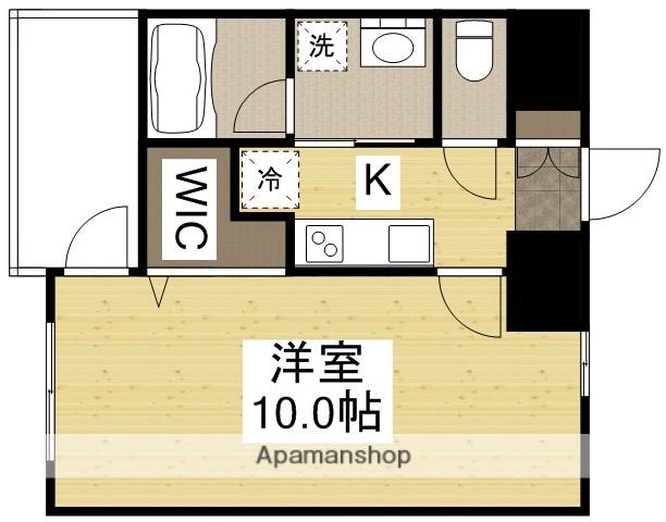 CASA FELICE(1K/3階)の間取り写真