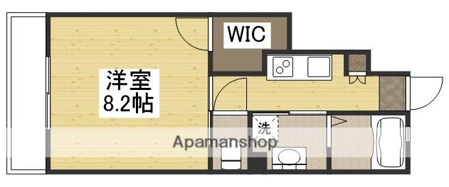 ESLEAD HOUSEN(1K/1階)の間取り写真