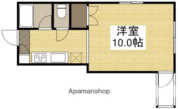 富田町共同ビル(ワンルーム/2階)の間取り写真