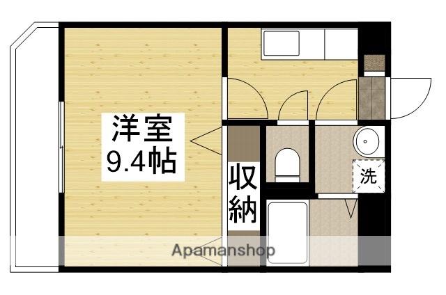 ブッポウソウ(1K/2階)の間取り写真