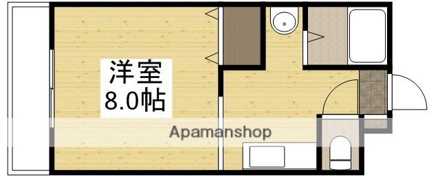 ネオモンシェリー津島A(ワンルーム/4階)の間取り写真