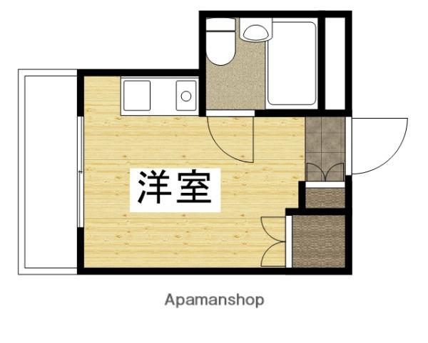 WINS津島(ワンルーム/1階)の間取り写真