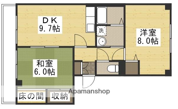 リ・グレイス(2DK/1階)の間取り写真