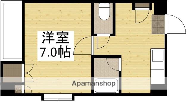 シャトレ平田(1K/3階)の間取り写真